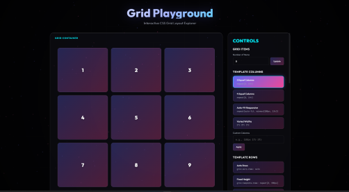 CSSGrid Playground